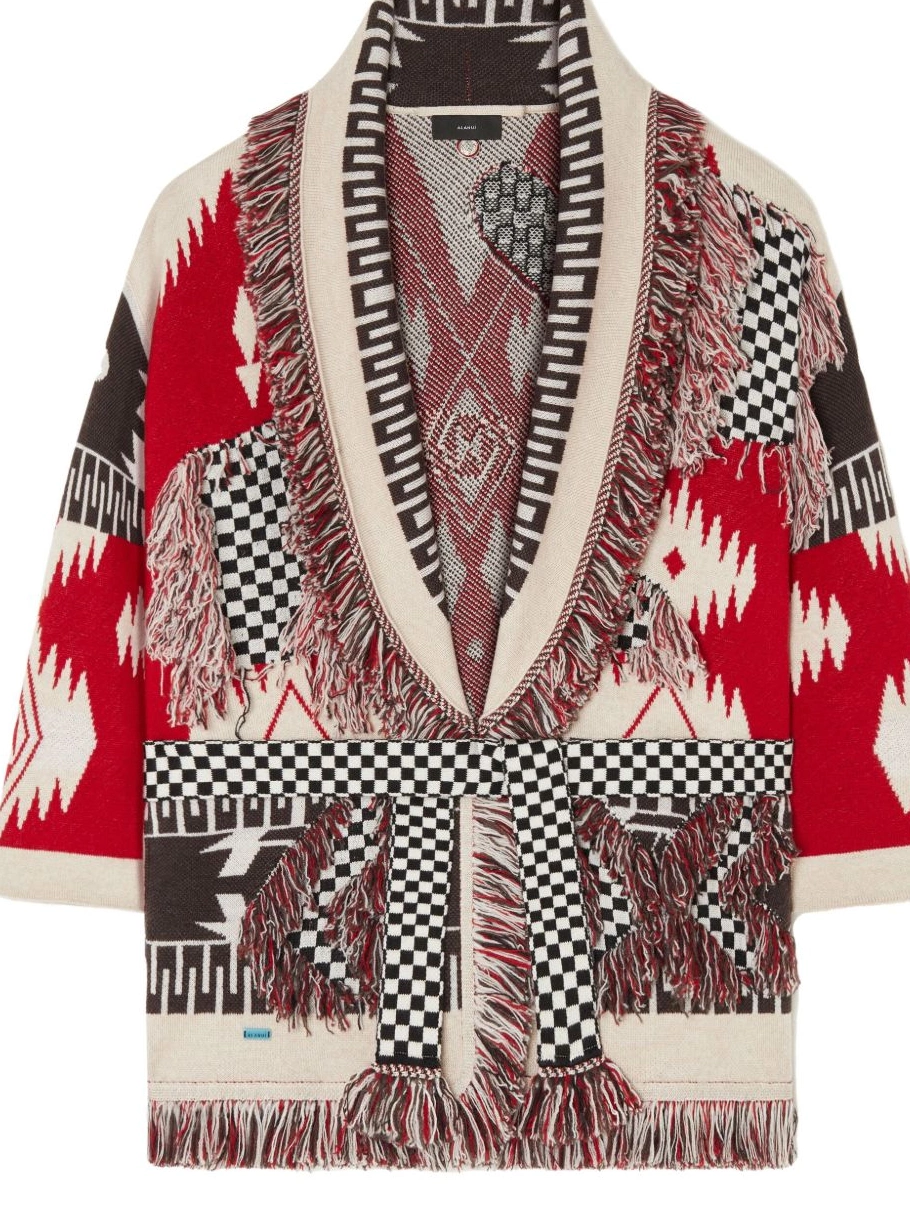 Affordable cardigan Women Alanui wool Racing Icon 0817